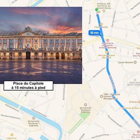 Le St Honore - Appartement Toulouse Centre Avec Chambre & Parking מראה חיצוני תמונה