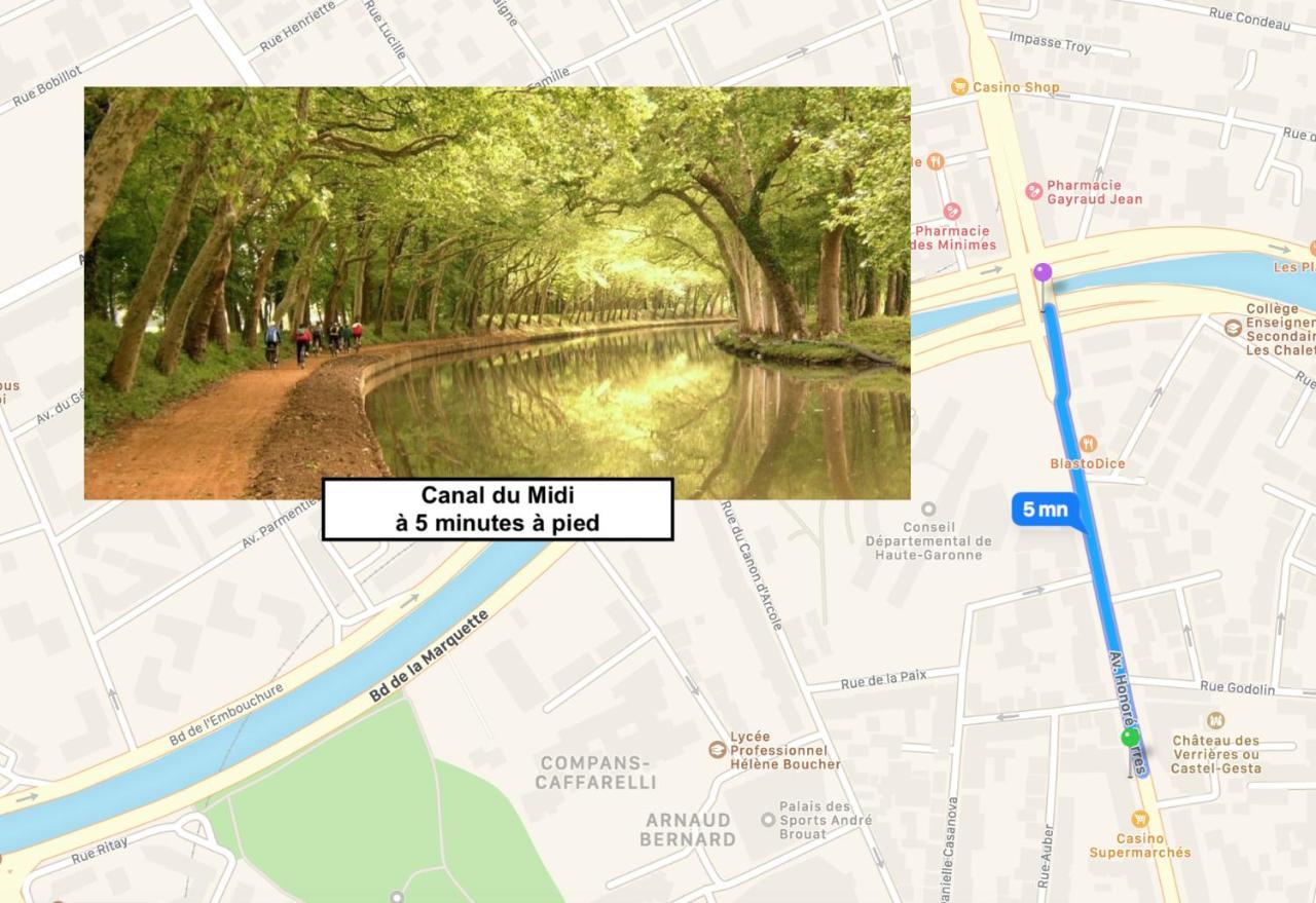 Le St Honore - Appartement Toulouse Centre Avec Chambre & Parking מראה חיצוני תמונה